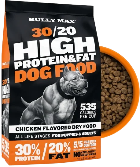 bully max chiken flavored dry food